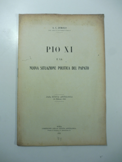 Pio XI e la nuova situazione politica del Papato